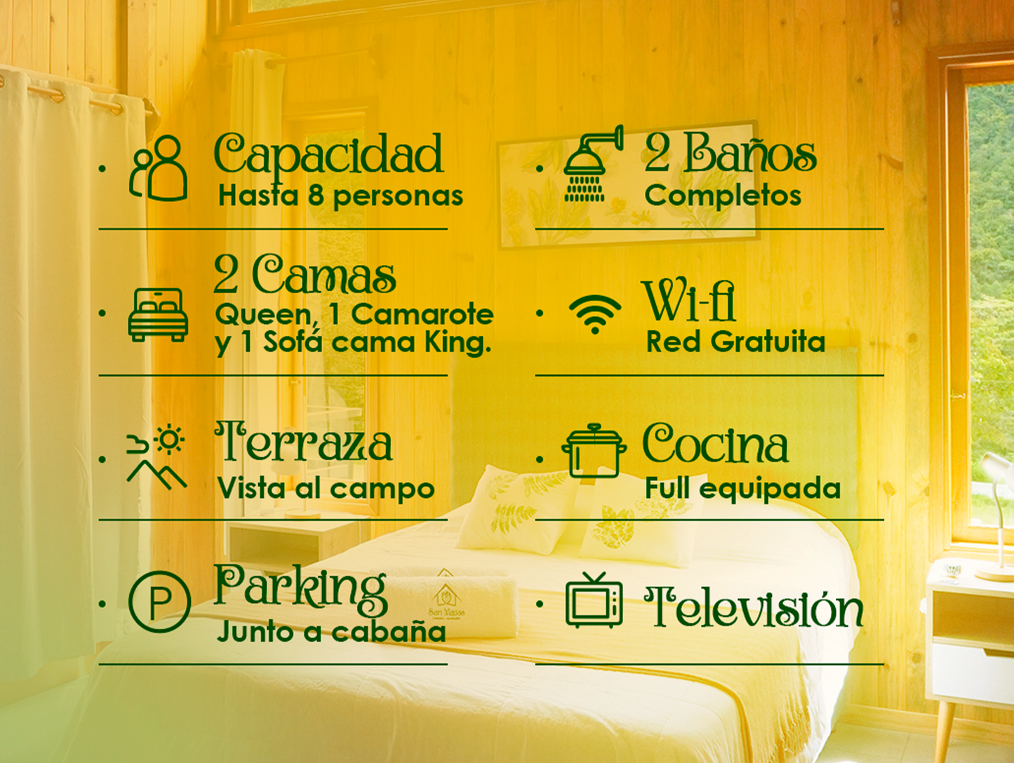 CABAÑA - ROBLE - desde