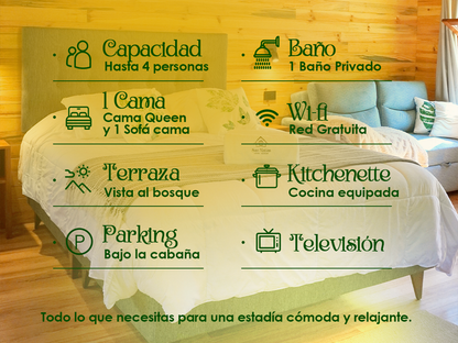 CABAÑA - ORQUIDEA - desde