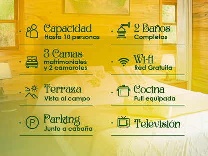 CABAÑA - NOGAL -         desde
