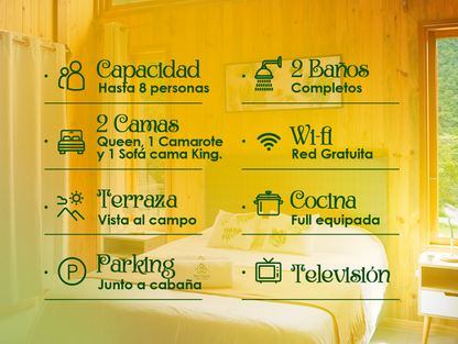 CABAÑA - ROBLE - desde